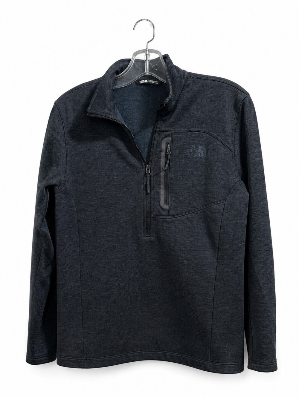 The North Face Men’s S/P Black Quarter Zip Fleece Pullover Jacket